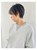 dark grege × mannish short【Steed/立川】