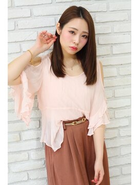 レーヴバイロンド 仙台(Reve by Lond) 「大人かわいい」ツヤ髪ストレート　ロングヘア