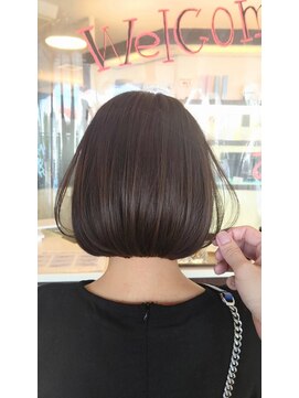 マリーインターナショナル 浦添店(MARIE INTERNATIONAL) ボブショートボブベージュブリーチグレージュ内巻きストレート