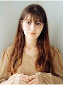 暗め透明感大人のマロンベージュ