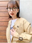 【unami】切りっぱなし×大人ボブ 澤田杏奈
