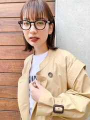 【unami】切りっぱなし×大人ボブ　澤田杏奈