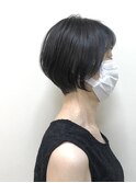 丸みショートミセスショート絶壁解消40代50に似合うショート