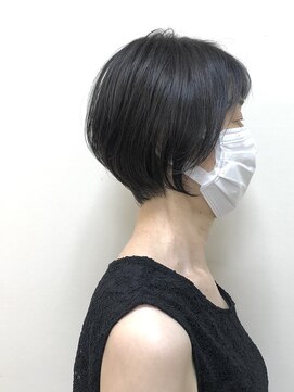 テルミークリニカルデザイン 北千里 丸みショートミセスショート絶壁解消40代50に似合うショート