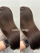 フォンズ(FONS)&nbsp;冬カラー　ミルクティーベージュ　ブリーチなし　学割　ベージュ