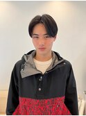爽やかメンズカット センターパート メンズカジュアルマッシュ