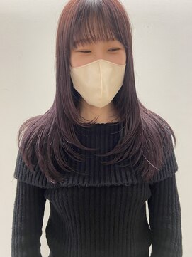 インビテーション(invitation) ロングレイヤー・カシスブラウン・ピンクブラウン