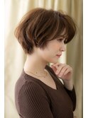 ミルクチョコレートくせ毛風マニッシュショートZ越谷20代30代