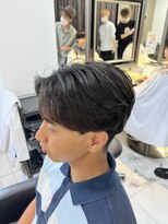 アイズ 海老名(AIZU) ニュアンスパーマ カルマパーマ 刈り上げセンターパート