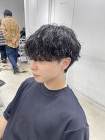 フィフス 栄(fifth)&nbsp;無造作パーマ波巻きツイストスパイラルパーマツーブロック栄