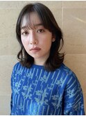 ◎ミディアム/くびれレイヤー/レイヤーカット/顔周りカット/銀座