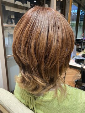ヘアーショップ エヌアンドエー 越谷店(hair shop N&A) レイヤーカット×髪質改善ケアカラー/ウルフ/ハイライト