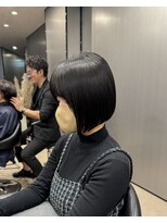 ハルキ ミナト ジャパン オオサカ(HARUKI MINATO japan OSAKA)&nbsp;ミニボブ 20代30代40代ヘア 小顔 大阪ボブ 梅田