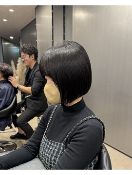 ハルキ ミナト ジャパン オオサカ(HARUKI MINATO japan OSAKA) ミニボブ 20代30代40代ヘア 小顔 大阪ボブ 梅田