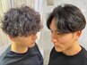 ◆メンズ◆パーマ+カット　眉カット付き　￥9500