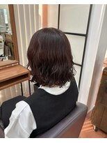 セットアップ 倉敷美和店(SET-UP) ニュアンスパーマ × ピンクブラウン(ブリーチなし)