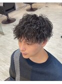 20代30代40代大人メンズ小顔ヘルシースタイルくせ毛風パーマ