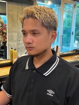 ビンゴ(BINGO)&nbsp;1977秋/色メンズカットハイライトメッシュスパイキーショート