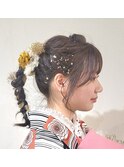 卒業式など和装のヘアセットもお任せください