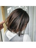 前下がりボブ×バレイヤージュ【merc.松下】