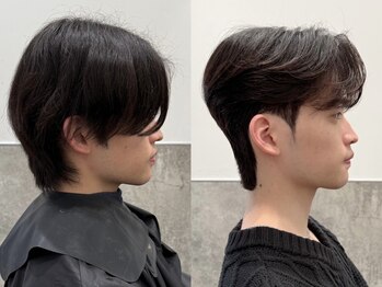 ル プリュス(le puls)の写真/流行りの韓国風ダウンパーマ・定番のセンターパートまで貴方のなりたいスタイルに合わせてご提案【原宿駅】