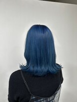 ビーグレイス 美濃加茂店(be Grace)&nbsp;爽やかなブルーカラー×20代外はねセミロング