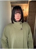 【諒】ボブレイヤーボブウルフボブ切りっぱなしボブ前髪あり