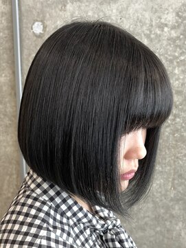 アヤラグランスパ 船橋店(AyaLA GRAN SPA) 【福田隆晃】ボブ/ブルーブラック/髪質改善