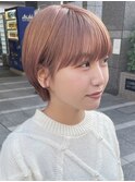 横顔美人ショート/ハイライト/髪質改善