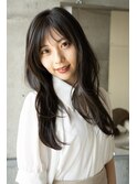 池袋美容室【黒髪レイヤーカット】