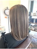 白髪ぼかしハイライト