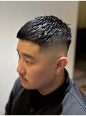 MEN’S HAIR/ブルーブラック/フェザーパーマ/瀬田