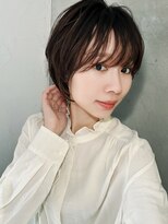 ロンドエニカ 大宮(Lond enika)&nbsp;グランマッシュ/細めハイライト/ショート/白髪ぼかし/前髪/大宮