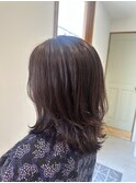 くびれヘア/アプリコットオレンジ/夏のヘアアレンジ/蟹江