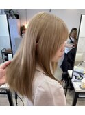ブロンドベージュ【20代/30代/ブリーチ/ダブルカラー/甲府】