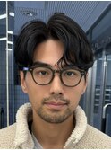 大人の色気髪/ニュアンス毛流れパーマ