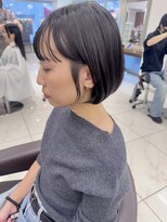 アッシュ 下北沢店(Ash) 外はねもできるパツッとボブ