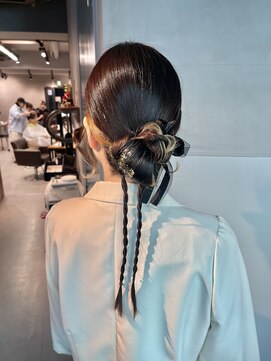シャルムバイケンジ(Charm.by KENJE) 【タイトカチモリ】結婚式/銀座/ヘアセット/アレンジ