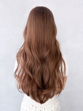 シオン(shion) ロング顔周りレイヤー韓国ヘア小顔_ba569642