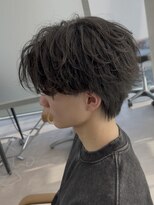 ジーナ 天神(Zina) 【福岡/天神/メンズパーマ】波打ちセンターパート