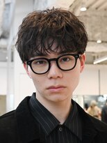 バイフィフス 原宿/表参道(by fifth)&nbsp;メンズシースルーマッシュニュアンスパーマシャドウパーマテテ風