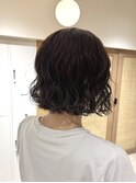 【AYUKA】ボブパーマ_コテ巻き風_20代