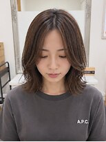 ヘアアトリエ ナイン 岡部店(hair atelier nine)&nbsp;ダークパープル/ナチュラルショート/ミルクブラウン/夏/福島市