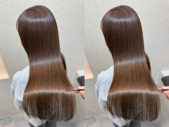 REPLAY Riz by ECLART 赤羽店【髪質改善・個室サロン】【9月上旬OPEN（予定）】の写真/【極上縮毛矯正・ストレートヘア】1人1人の髪質に合わせた薬剤であなたが想い描く艶髪が叶う♪[赤羽駅]