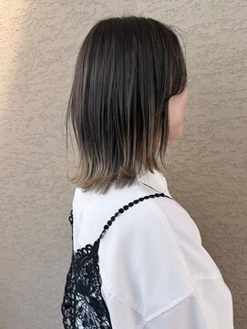 ビファインべクス(Befine becs) 【ブリーチカラー】ベージュ裾デザインカラー