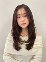 ブロッサム アネックス 成増店(Blossom)&nbsp;透明感カラーくびれレイヤー顔周りカットブリーチなし秋カラー