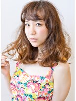 スノッブリコ(snob rico)&nbsp;[snob rico] ミディアムカール×なめらか質感