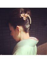アイルビーヘア(I'll b hair)&nbsp;【下北沢＊I'll b hair＊】入学式や結婚式にオススメ★夜会巻き