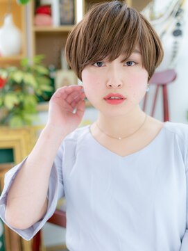 カバーヘア ブリス 川口(COVER HAIR bliss) *bliss川口*3Dカラーで外国人風★マニッシュ丸みショートa