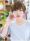 *bliss川口*3Dカラーで外国人風★マニッシュ丸みショートa